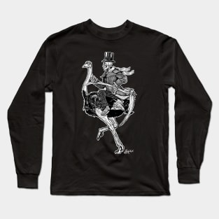 Quarantine Art: Death Rides An Ostrich Long Sleeve T-Shirt